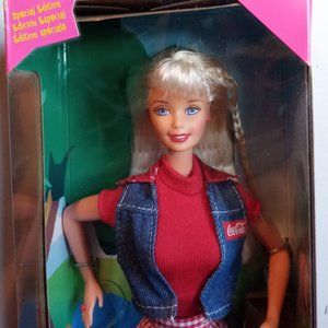 1997 Mattel Coca-Cola Picnic Barbie Special Edition Collector SEALED!
